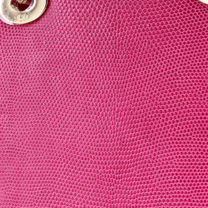 Christian Dior Lady Dior Bag Lizard Medium