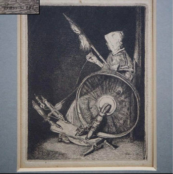 Franois Bonvin Etching 