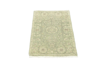 Muted Floral Transitional Area Rug 2X3 ft Bathroom Bedroom Decor