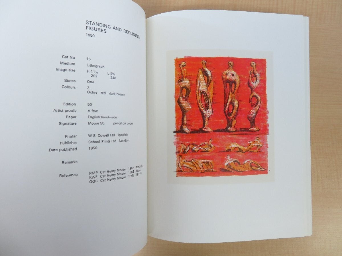 Henry Moore: Catalogue Of Graphic Work (3-Volume Set) 1973-1980