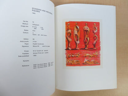 Henry Moore: Catalogue Of Graphic Work (3-Volume Set) 1973-1980