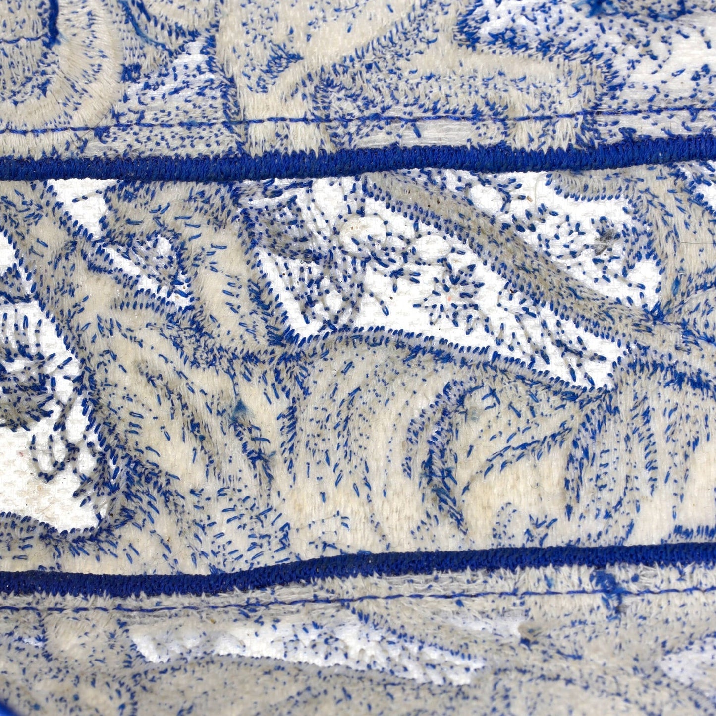 Christian Dior Diorcamp Messenger Bag Embroidered Canvas Small