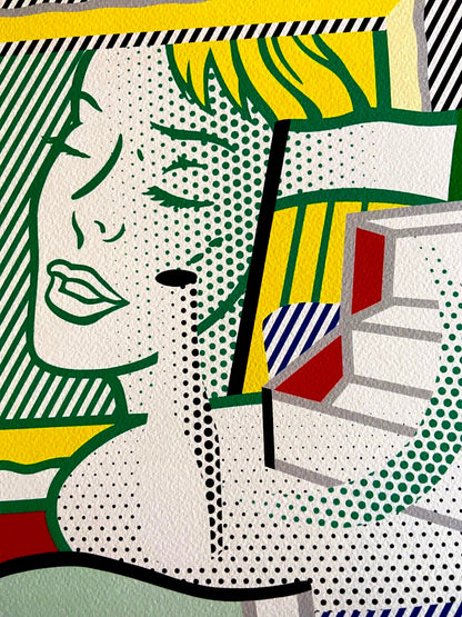 Roy; Lichtenstein Lithograph Coa Numbered A Hand Signed Limited