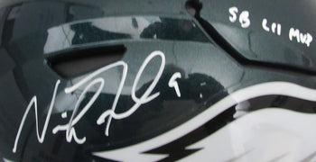 Nick Foles Signed/Inscr Full Size Speed Flex Auth