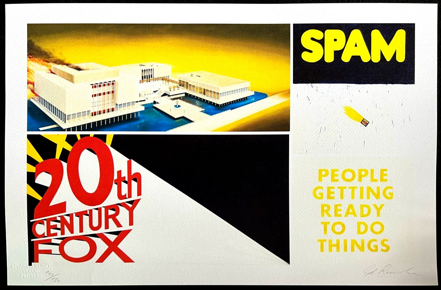 Ed Ruscha Lithograph