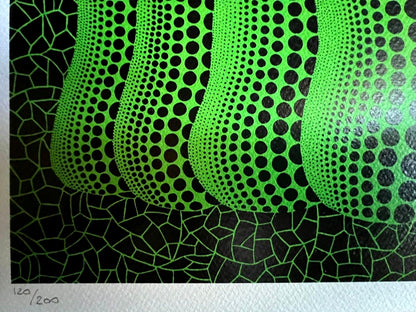 Yayoi Kusama Lithograph Mori Museum Signed O. P.Numbered Limited