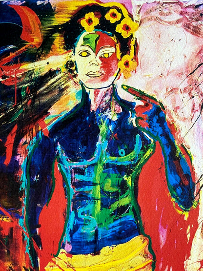 Sylvester Stallone 'Michael Jackson' Lithograph (Pierce Brosnan Johnny Depp)