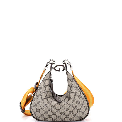 Gucci Small GG Coated Canvas Attache Shoulder Bag