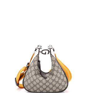 Gucci Small GG Coated Canvas Attache Shoulder Bag