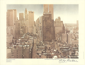 Philip Pearlstein View Over Soho, Lower Manhattan 