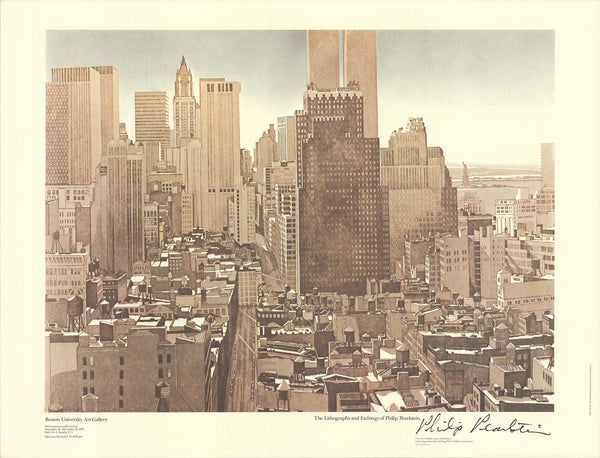 Philip Pearlstein View Over Soho, Lower Manhattan 
