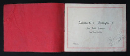 1926 Rose Bowl "Will To Win" Pictorial