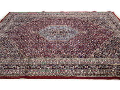 Floral Tribal Indo-Bidjar Oriental Wool Rug