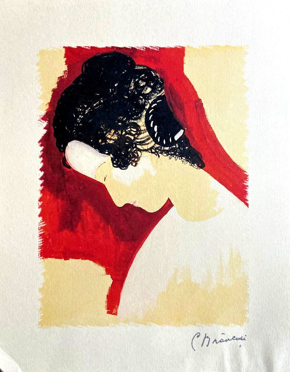 Constantin Brancusi Lithograph Mo Centre Pompidou