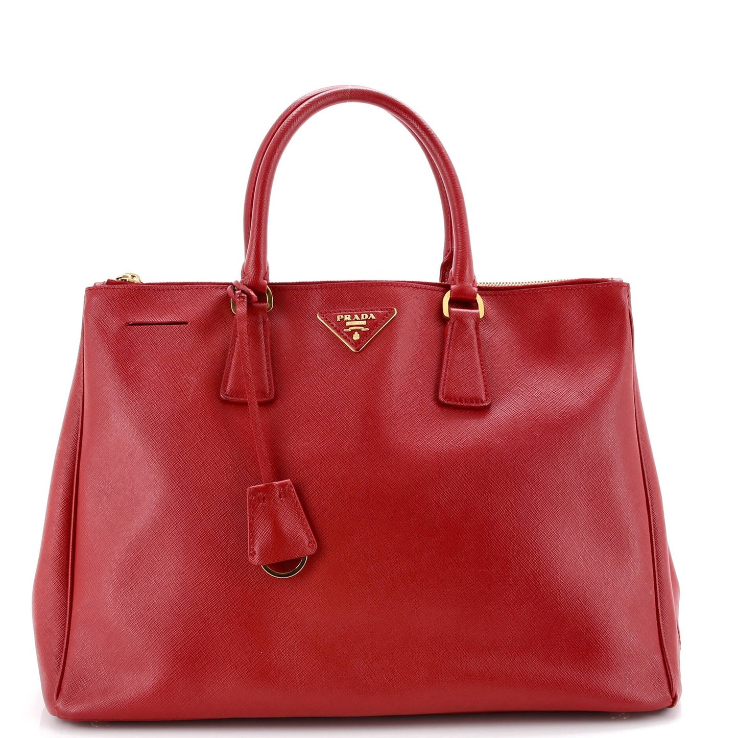 Prada Double Zip Lux Tote Saffiano Leather Large