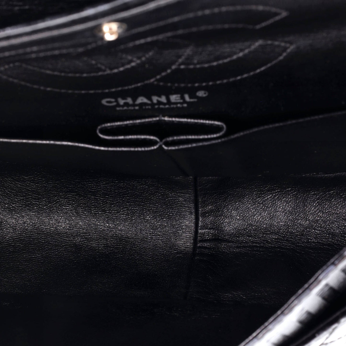 Chanel Rayures Reissue 2.55 Flap Bag Quilted Metallic Aged Calfskin 226