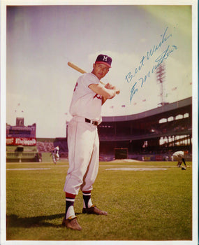 Eddie Mathews Autographed 8X10 Jsa Certified Photo