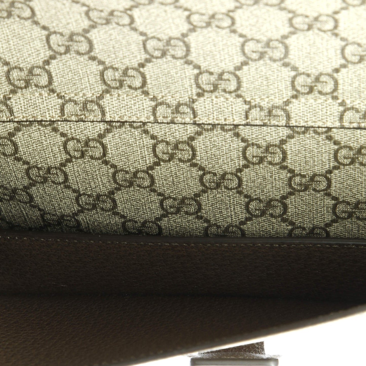 Gucci Blondie Flap Pocket Belt Bag Gg Coated Canvas