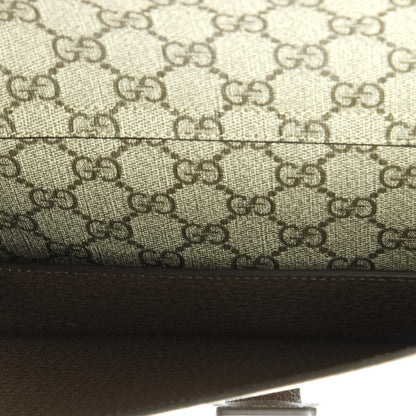 Gucci Blondie Flap Pocket Belt Bag Gg Coated Canvas