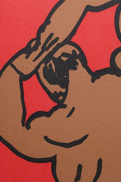 Ken Done Man Figure Signed Original Silkscreen Pop Art Limited Edition 190/200