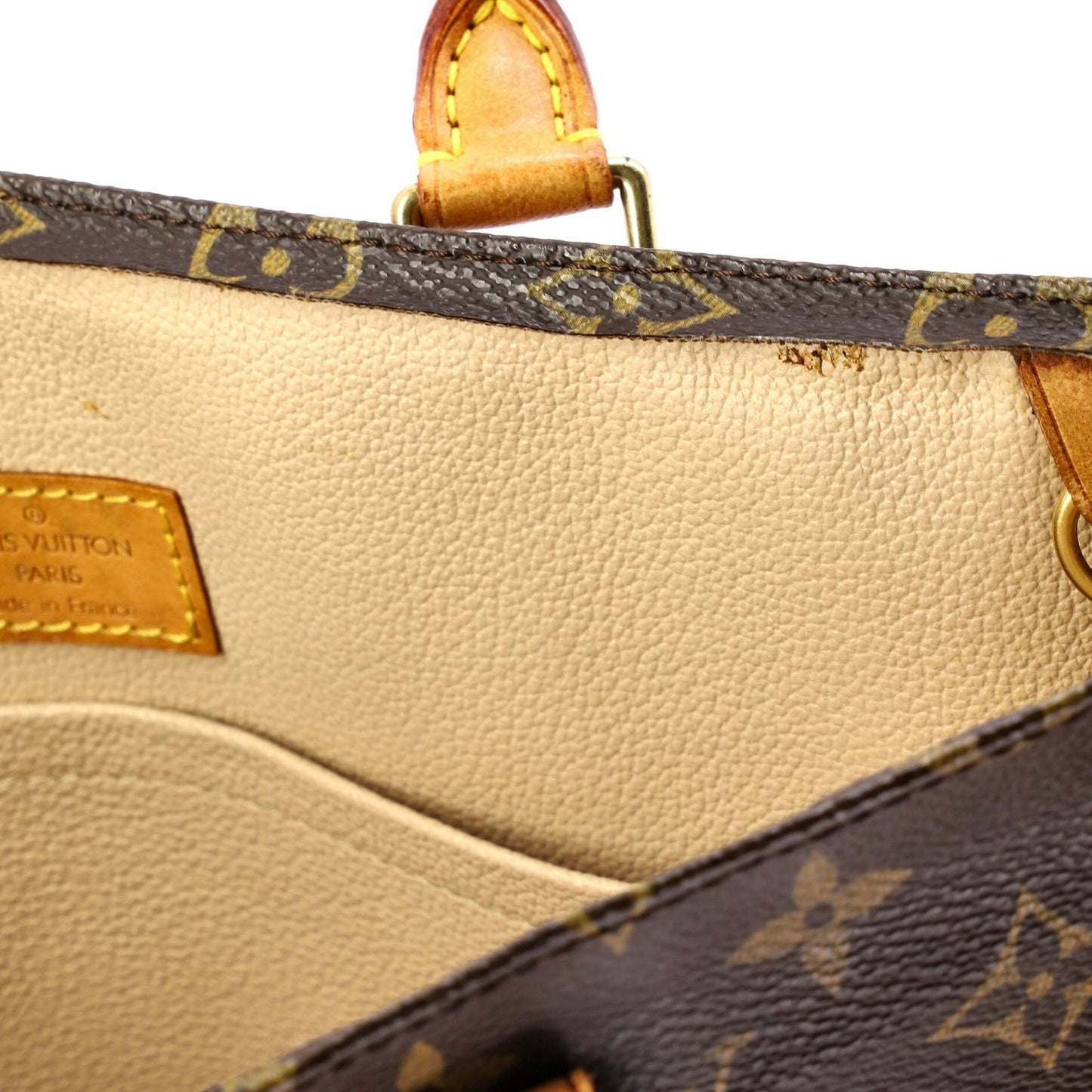 Louis Vuitton Sac Plat Bag Monogram Canvas