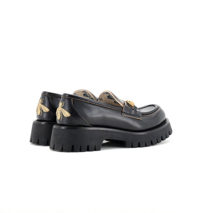 Gucci Women'S Harald Horsebit Loafers Leather