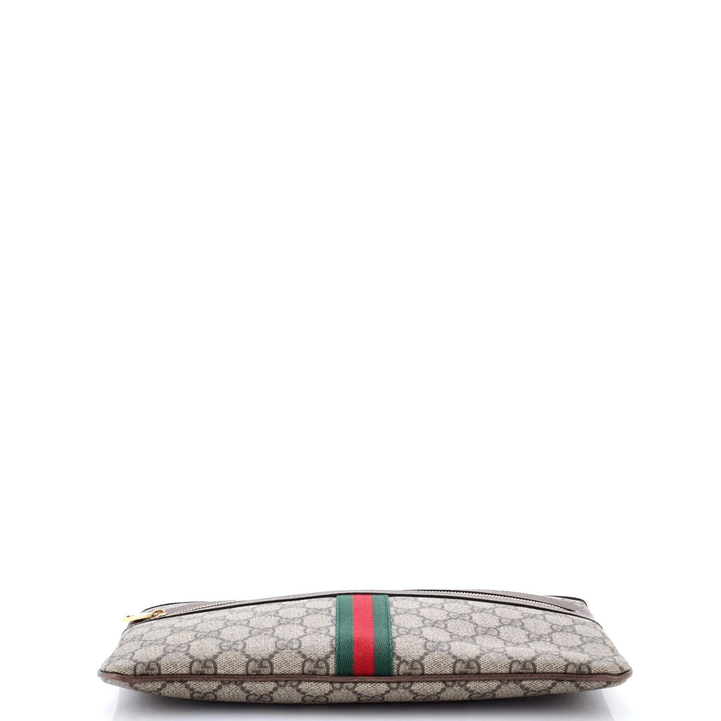 Gucci Ophidia Zip Pouch Gg Coated Canvas Large