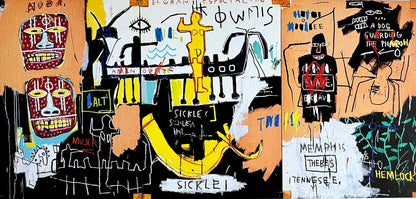 Andy Warhol Jean-Michel Basquiat Lithograph Coa Signed Numbered