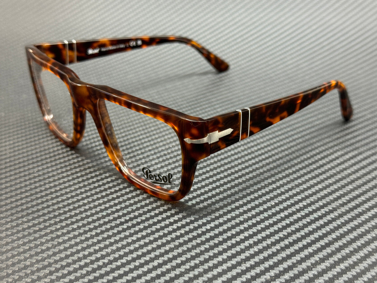 Persol Po3348V 24 Brown Havana Unisex 55 Mm Eyeglasses
