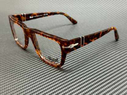 Persol Po3348V 24 Brown Havana Unisex 55 Mm Eyeglasses
