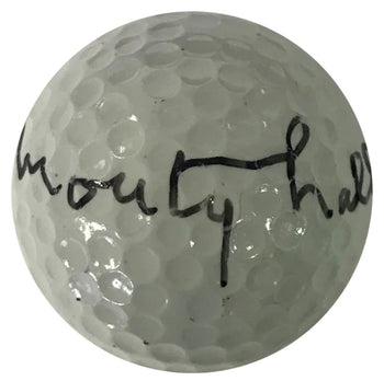 Monty Hall Autographed / Dunlop Ddh 1 Golf Ball