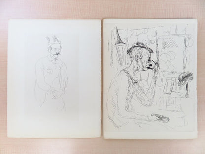 Regis Gignoux & Andre Dunoyer De Segonzac L'Appel Du Clown 1930 1St 30 Etching
