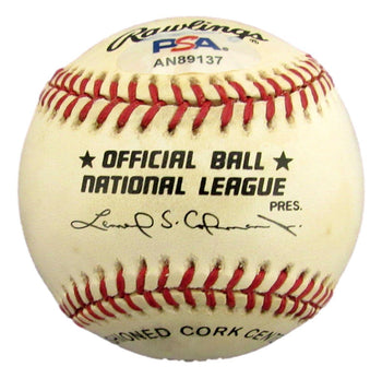 Richie Ashburn Signed/Auto Full Name Onl Baseball