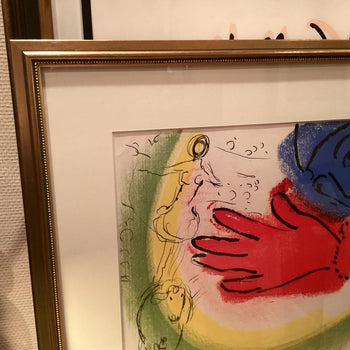 Marc Chagall 1956 Original Lithograph Limited Ed