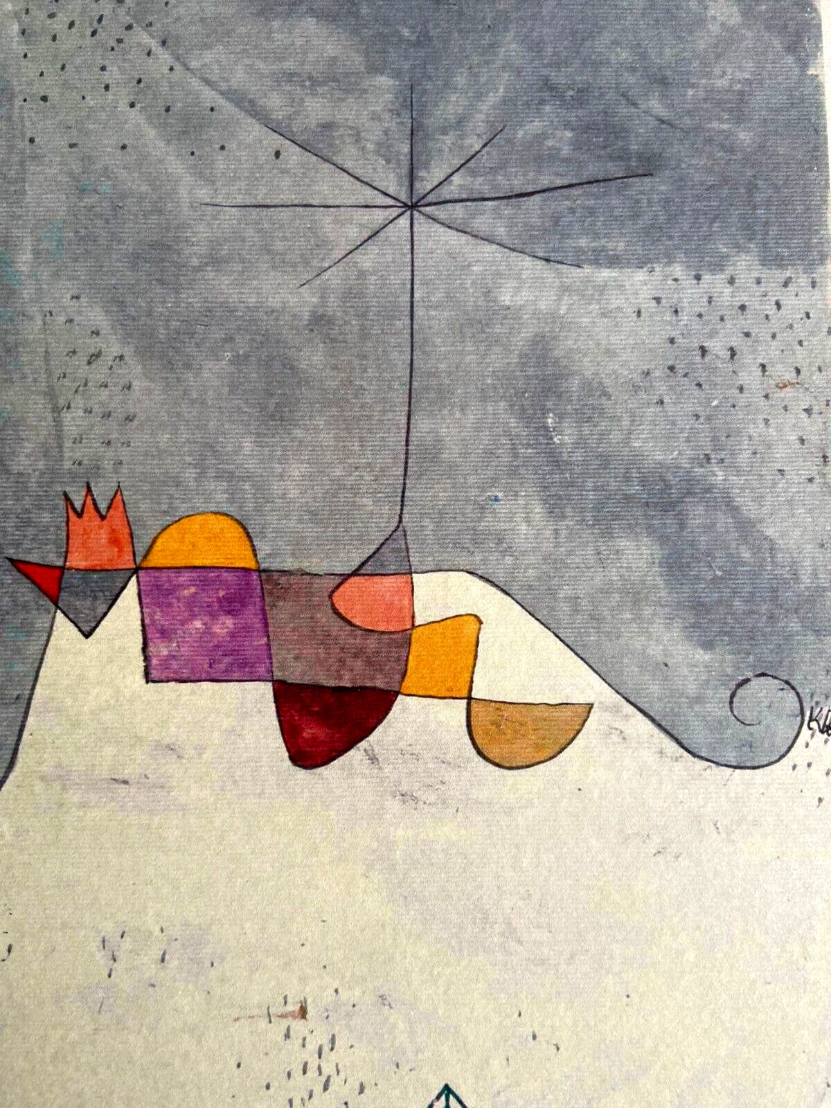 Paul Klee Lithograph Coa Signed Numbered By Piet