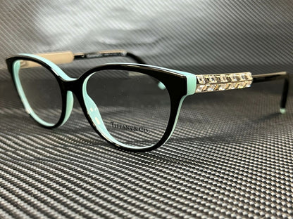 TIFFANY TF2203B 8055 Black Oval Women's 54 mm