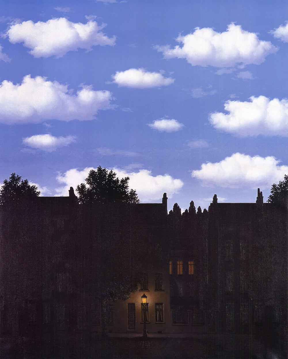 Rene Magritte L'Empire Des Lumieres " Offset Lithograph Surrea