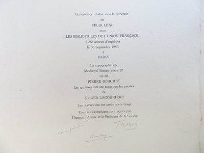 Endymion' By Marcel Jouhandeau With 10 Original Etchings By Pierre-Yves Tremois