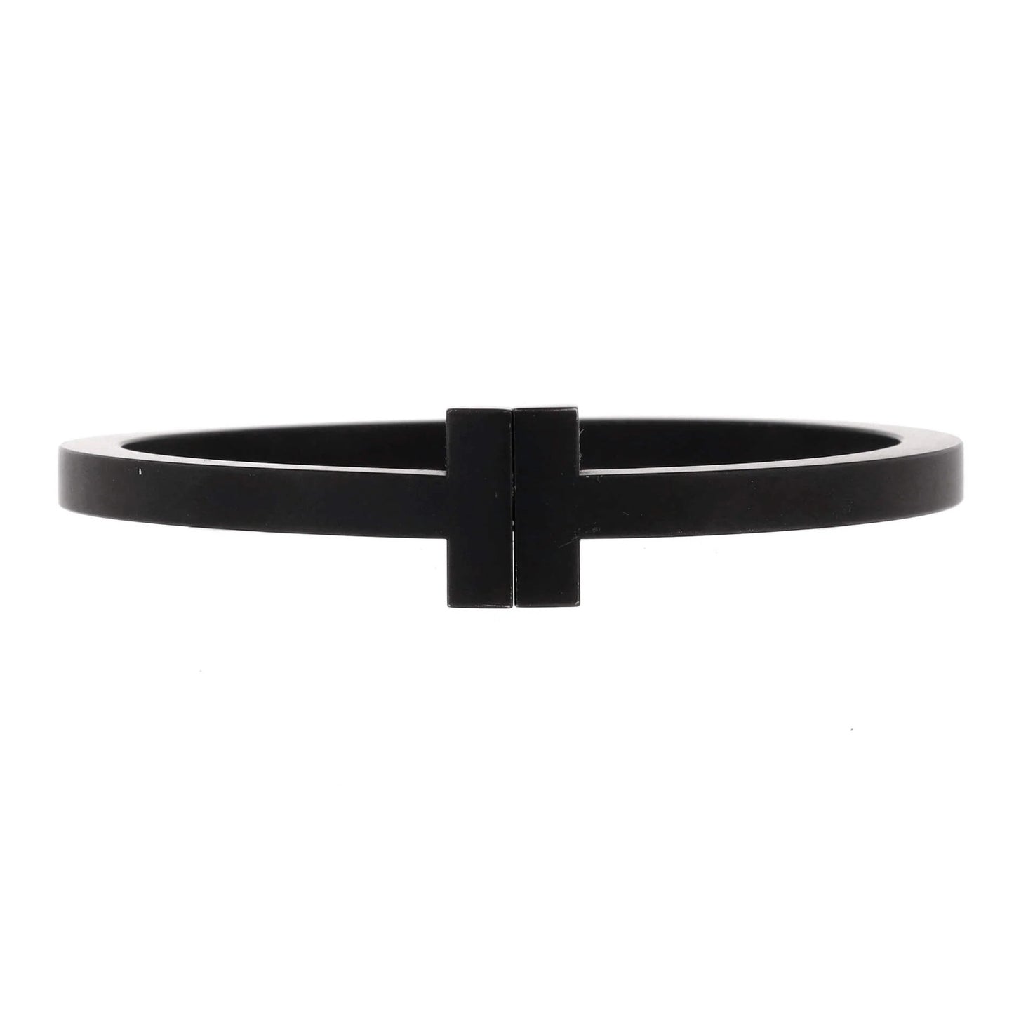 Tiffany & Co. T Square Bracelet Black Coated Steel