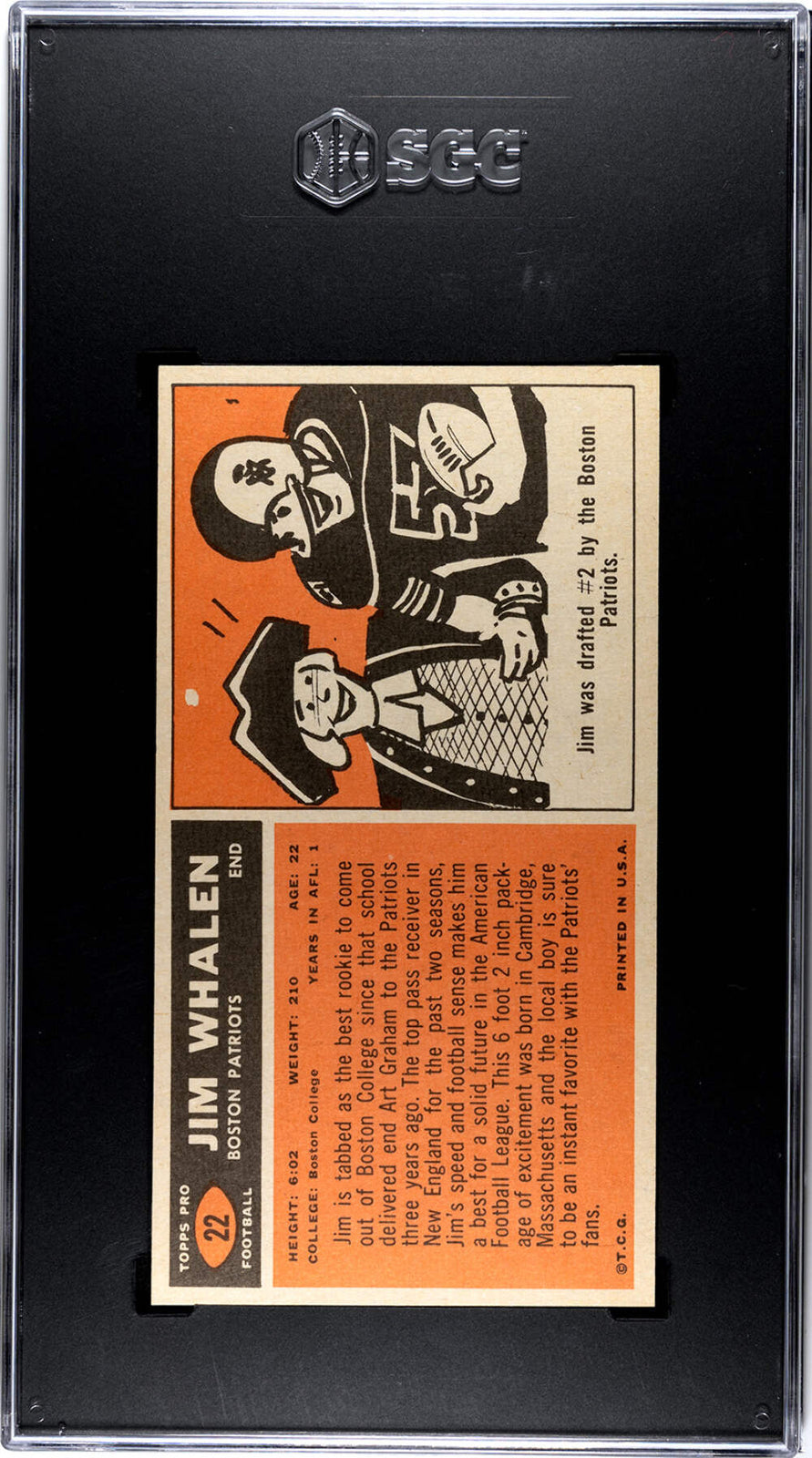 Jim Whalen 1965 Topps #22 Sgc 7.5