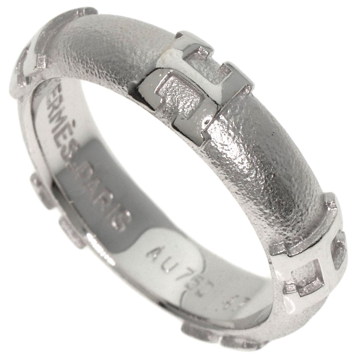 Hermes Fidelite # 47 Ring K18 White Gold Ladies []