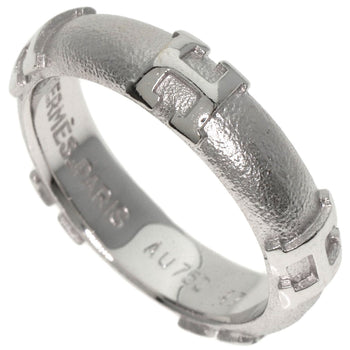 Hermes Fidelite # 47 Ring K18 White Gold Ladies []
