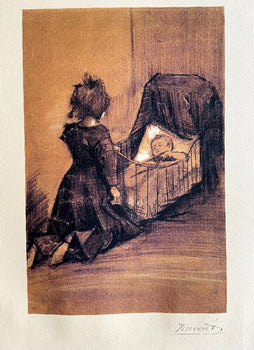 Vincent Van Gogh Museum Lithograph Coa Signed Op Published (Edvard Munch)