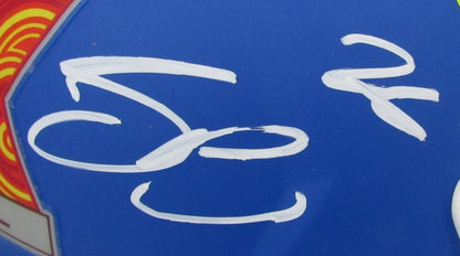 Saquon Barkley Signed Blue Sb Lix Full Size Authentic Helmet Eagles Psa 195227