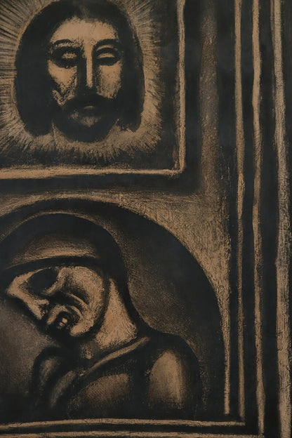 Georges Rouault Les Ruines Elles-Mmes Ont Pri 1926 Original Etching Framed