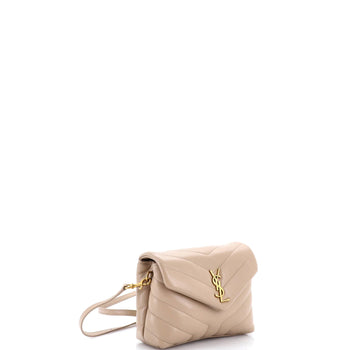 Saint Laurent Loulou Shoulder Bag Matelasse Chevron Leather Toy