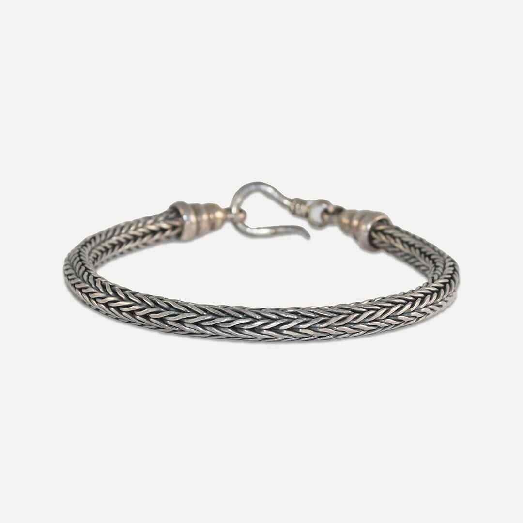 Sterling Silver Designer Style Fancy Woven