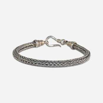 Sterling Silver Designer Style Fancy Woven
