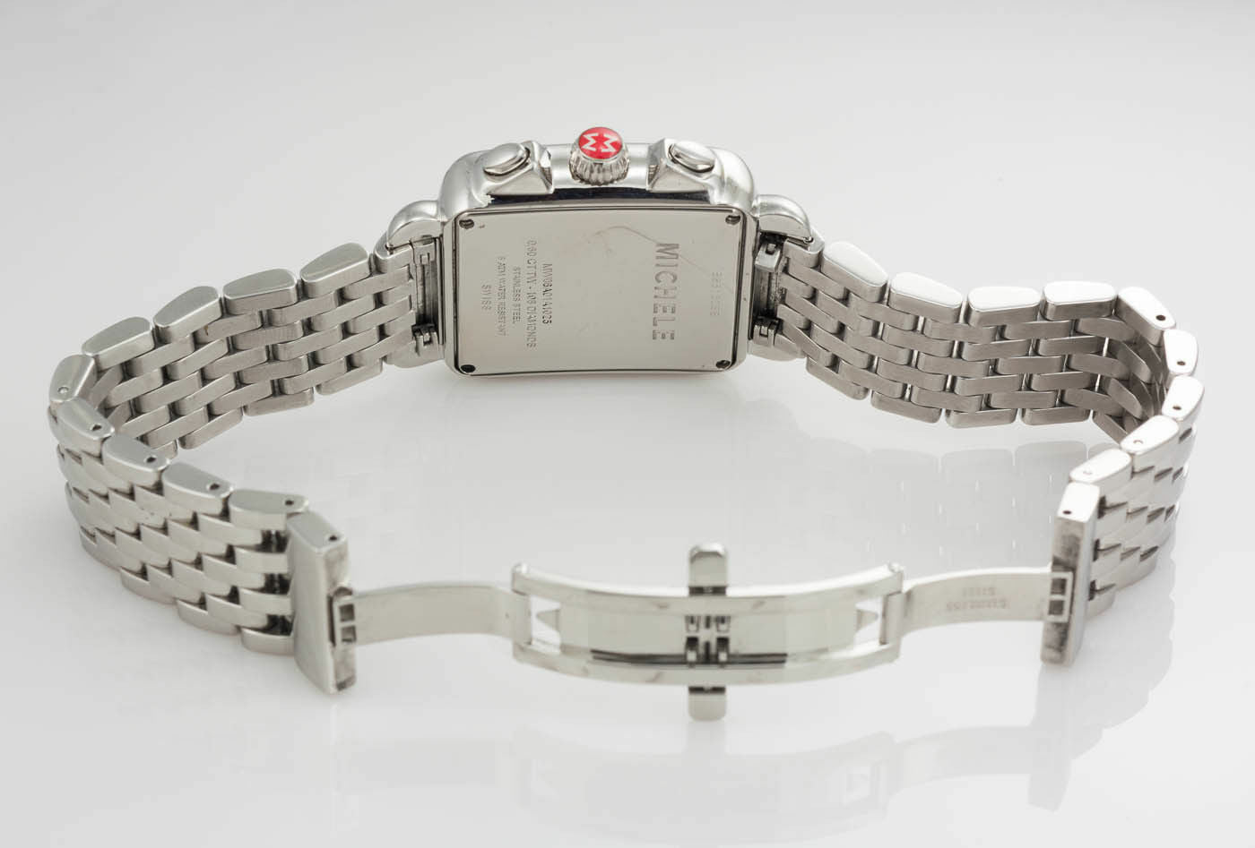 Michele Deco Chronograph Wristwatch In Stainless