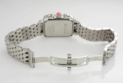 Michele Deco Chronograph Wristwatch In Stainless